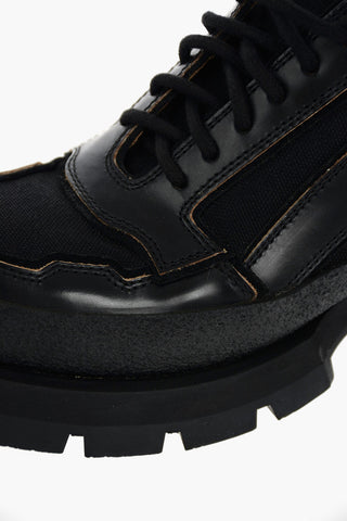 Scarpe Derby in Pelle con Stringhe 