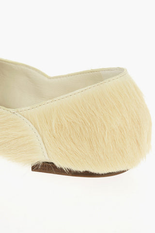 Ponyskin Ballet Flats