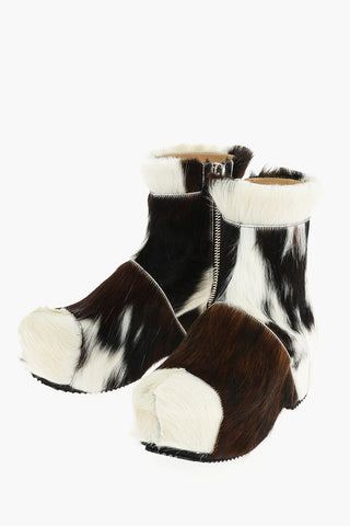 Platform Ponyskin Boots