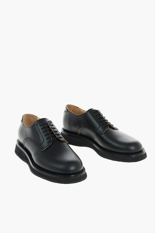 Scarpe Derby Slip On in Pelle