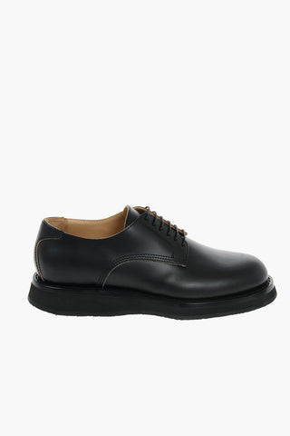 Scarpe Derby Slip On in Pelle