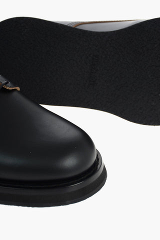 Scarpe Derby Slip On in Pelle