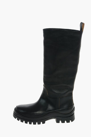Leather High Boots