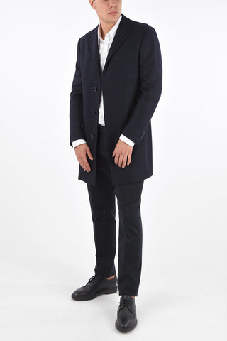 CC COLLECTION district check 3 Button Coat