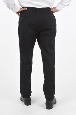 ZZEGNA Stretch Cotton No Hem Pants