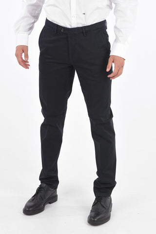 Stretch Cotton M ALGA 426 Pants with Belt Loops