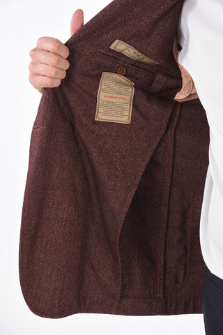 CC COLLECTION plain herringbone SPORTSWEAR double-breasted blazer