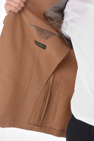 bouclé 2-button blazer