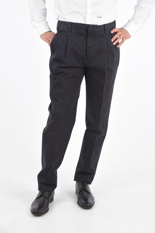 EZ LUX Pantaloni Chino a Doppia Pince