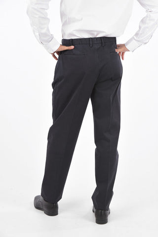 EZ LUX Pantaloni Chino a Doppia Pince