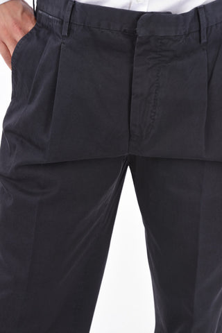 EZ LUX Pantaloni Chino a Doppia Pince