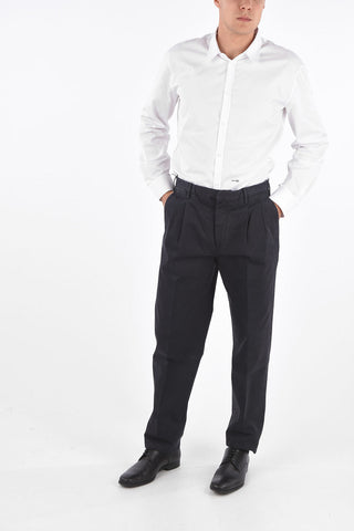 EZ LUX Pantaloni Chino a Doppia Pince