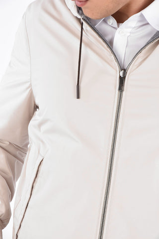 EZ LUXURY Giubbotto Reversibile con Cappuccio