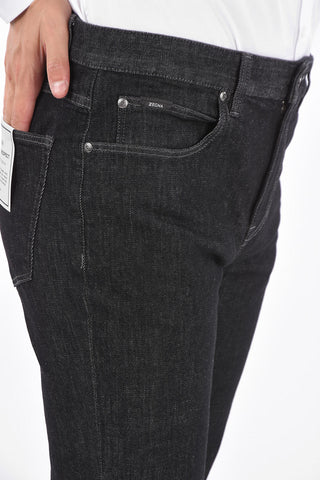 ZZEGNA 5 Pocket Slim Fit Jeans 18 Cm