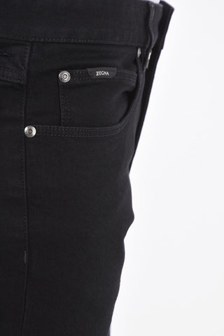 ZEGNA Z Regular Waist Straight Fit Jeans 15cm