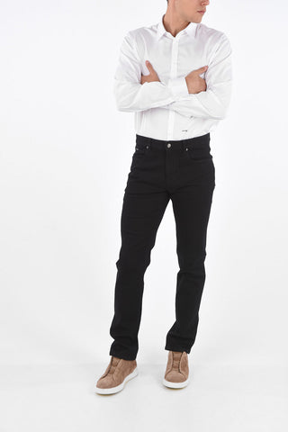 ZEGNA Z Regular Waist Straight Fit Jeans 15cm