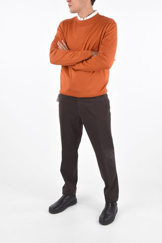 EZ LUXURY Cashmere and Silk Crew-Neck Sweater