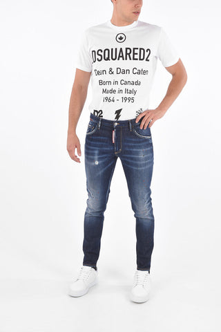 Jeans SKINNY DAN Délavée 14 Cm