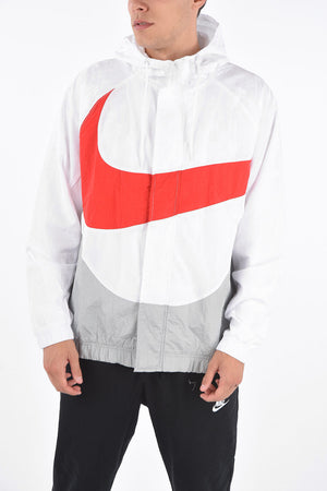 Jacket with Hood and Hidden Button Closure