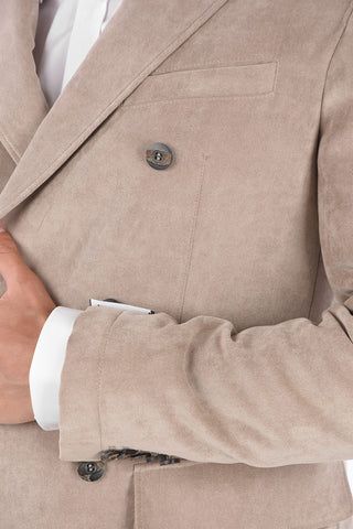 TREND double-breasted blazer with Quilted Inner