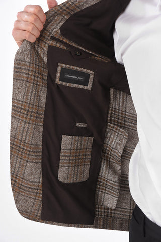 EZ TAILORING Cashmere and Silk Half-Lined Blazer 