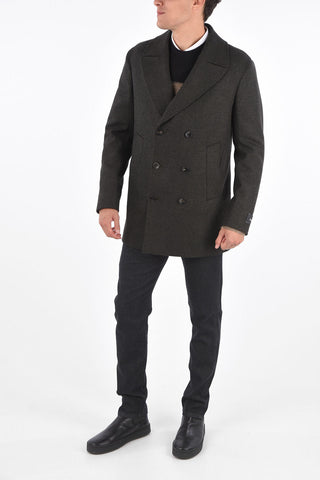 ZEGNA Z Wool Double Breasted Coat