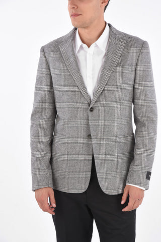 ZZEGNA Blazer Tartan a 4 Tasche Semifoderato