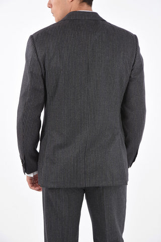 pinstriped super 130's LEADER 2-button suit