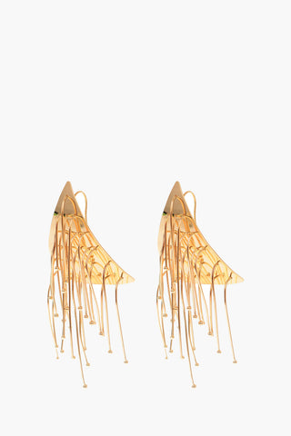 metal MULTI LINES earrings