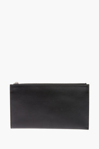 portacarte in pelle con chiusura zip