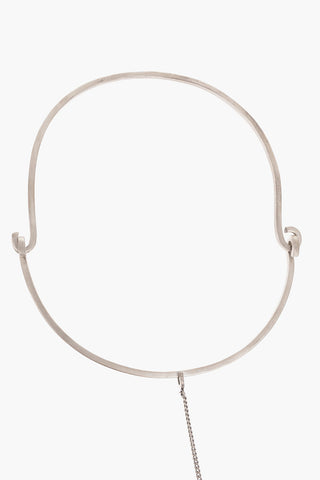 Choker LINE in argento con gioiello