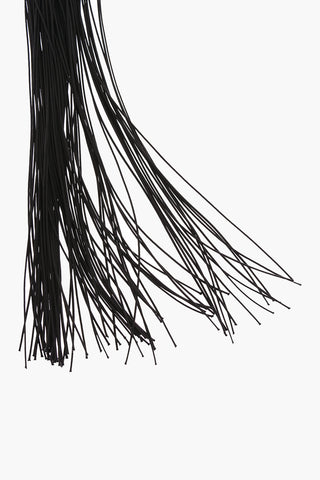bag charm with fringes