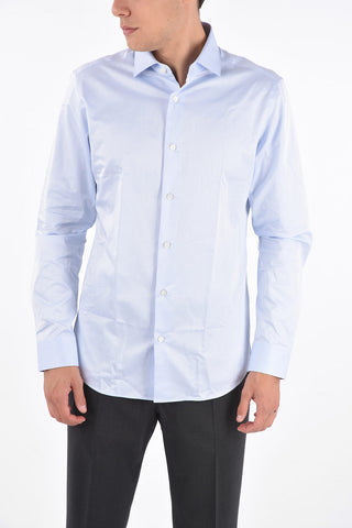 EZ TAILORING Camicia Collo Francese in Cotone TENCEL