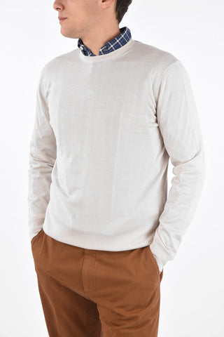 EZ LUXURY Cashmere and Silk Crew-Neck Sweater