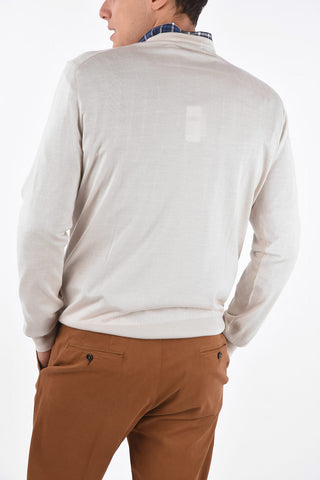 EZ LUXURY Cashmere and Silk Crew-Neck Sweater