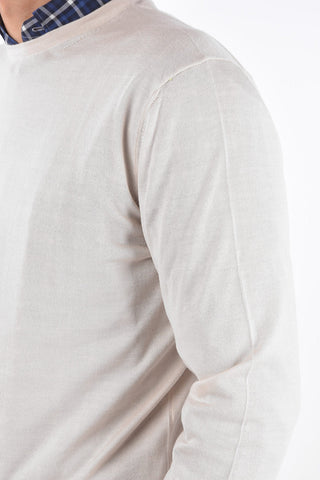 EZ LUXURY Cashmere and Silk Crew-Neck Sweater