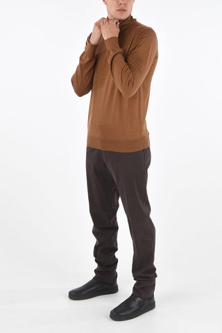 EZ LUXURY Cashmere and Silk Turtleneck Sweater