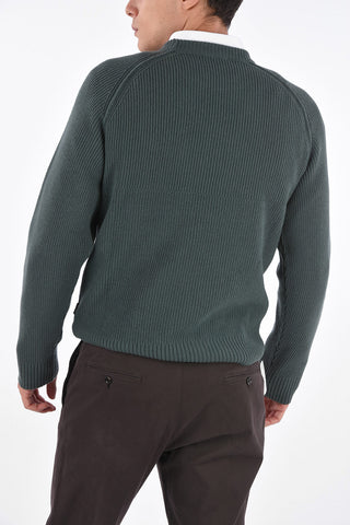 ZEGNA Z Cashmere and Silk Ribbed Sweater