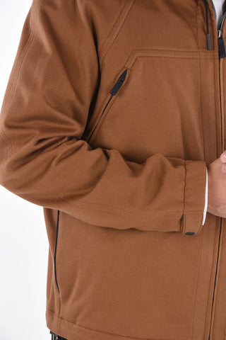 EZ LUXURY Giubbotto in Cashmere con Cappuccio 