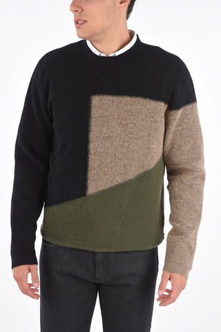 ZEGNA Z Color Block Crewneck Sweater