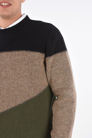 ZEGNA Z Color Block Crewneck Sweater