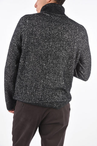 EZ LUXURY Silk Wool Cashmere Turtleneck Sweater