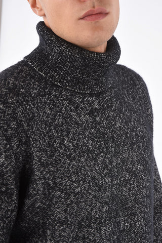 EZ LUXURY Silk Wool Cashmere Turtleneck Sweater