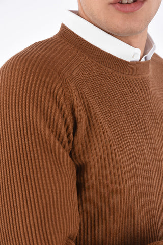 EZ LUXURY Silk and Wool Crewneck Sweater