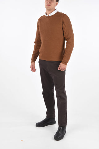 EZ LUXURY Silk and Wool Crewneck Sweater
