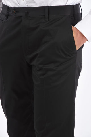 Stretch Cotton ACADAMY Pants with Belt Loops