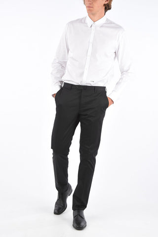 Stretch Cotton ACADAMY Pants with Belt Loops