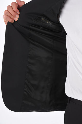 No Hem Pants Lined Suit