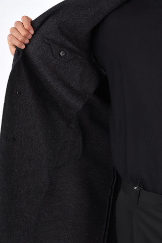 ZEGNA Z Cappotto 3 Bottoni in Lana Bouclé