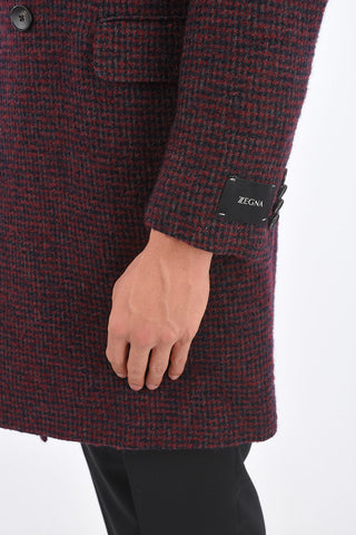 ZZEGNA Cappotto Doppiopetto in Tweed